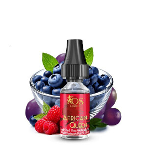OS LIQUID African Queen Nikotinsalz Liquid 10 ml 17mg...
