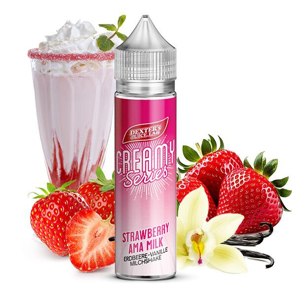 DEXTERS JUICE LAB CREAMY SERIES Strawberry Ama Milk Aroma 10ml