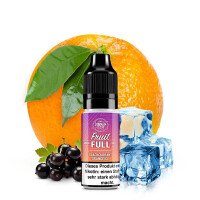 DINNER LADY FRUIT FULL Blackcurrant Orange Ice Nikotinsalz Liquid 10 ml 10mg Nikotinmenge