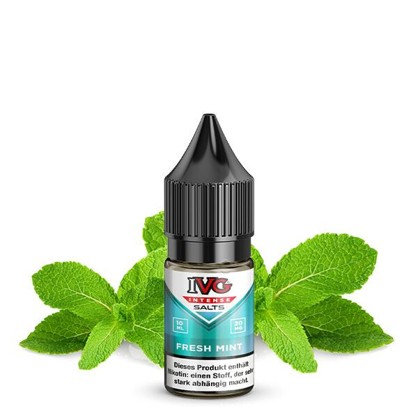 IVG INTENSE Fresh Mint Nikotinsalz Liquid 10 ml 10mg Nikotinmenge