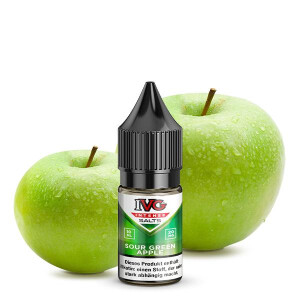 IVG INTENSE Sour Green Apple Nikotinsalz Liquid 10 ml...