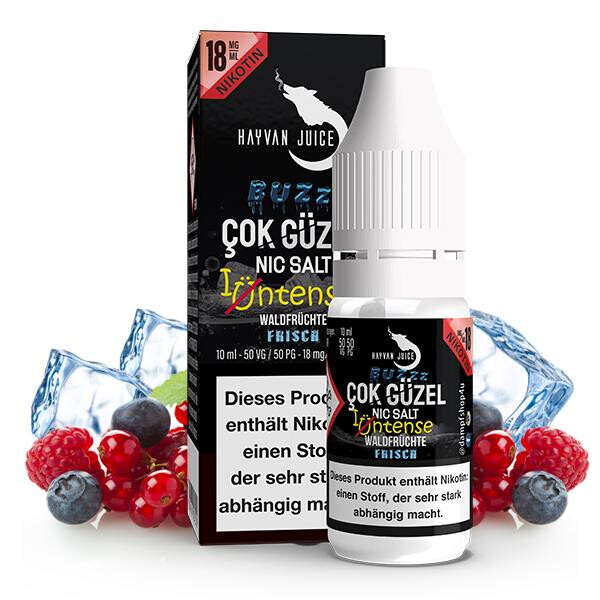 HAYVAN JUICE INTENSE Cok Güzel Nikotinsalz Liquid 10ml 18mg Nikotinmenge
