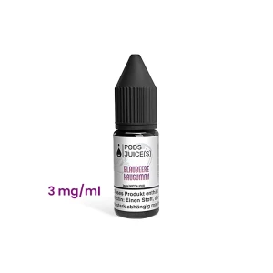 Pod Juices 10ml Liquids 3 mg/ml Blaubeere Kaugummi